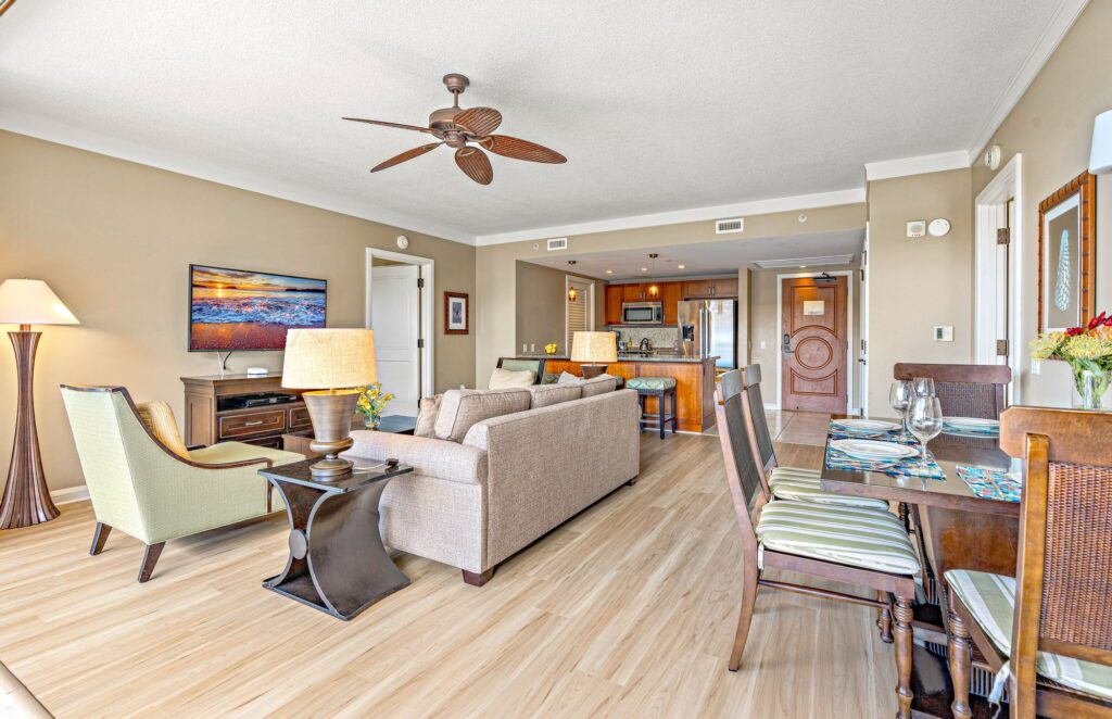 Living, Dining and Kitchen