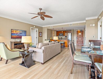 Living, Dining and Kitchen