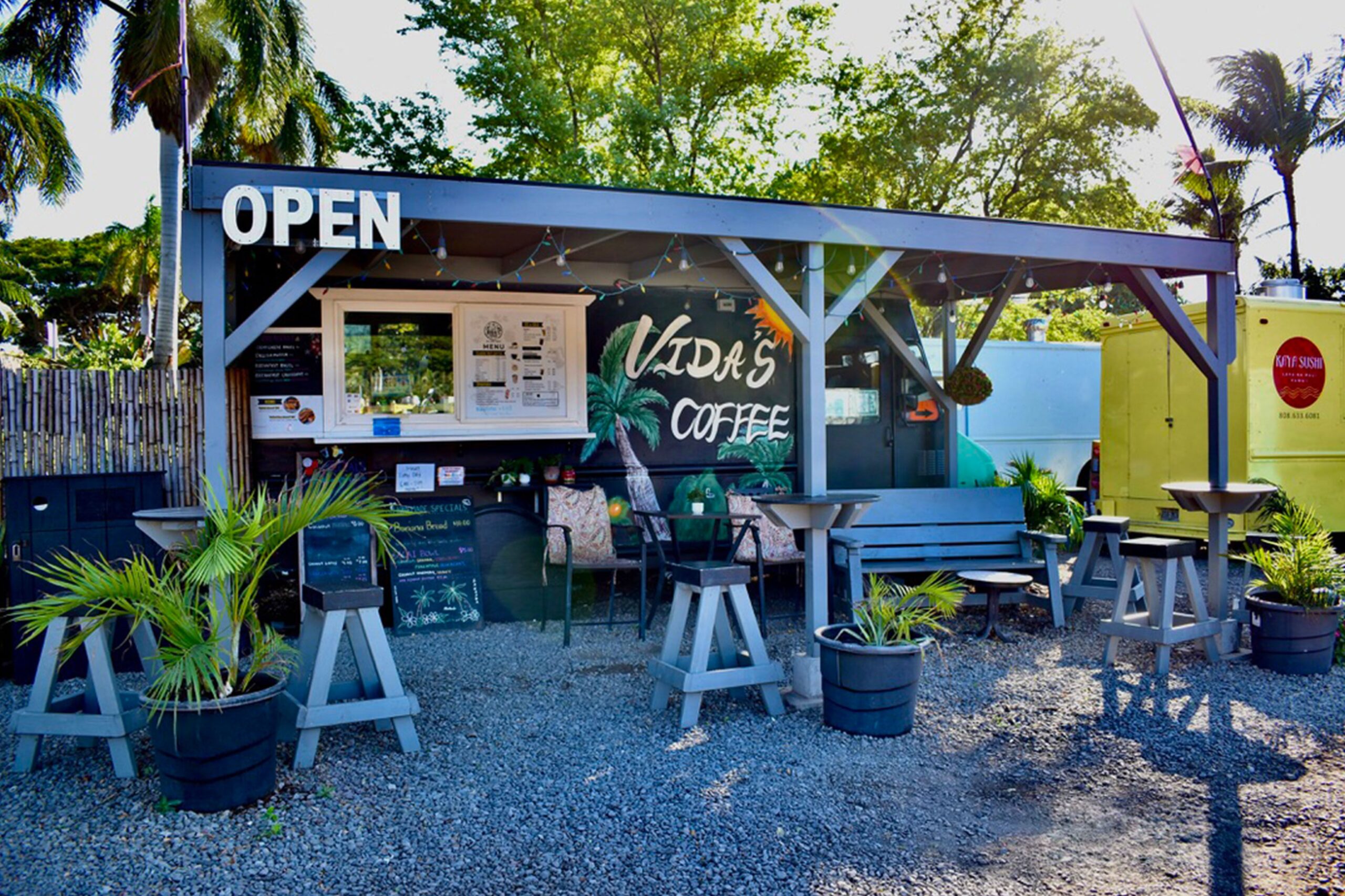 Vida's Coffee truck at Honoapiilani Food Truck Park